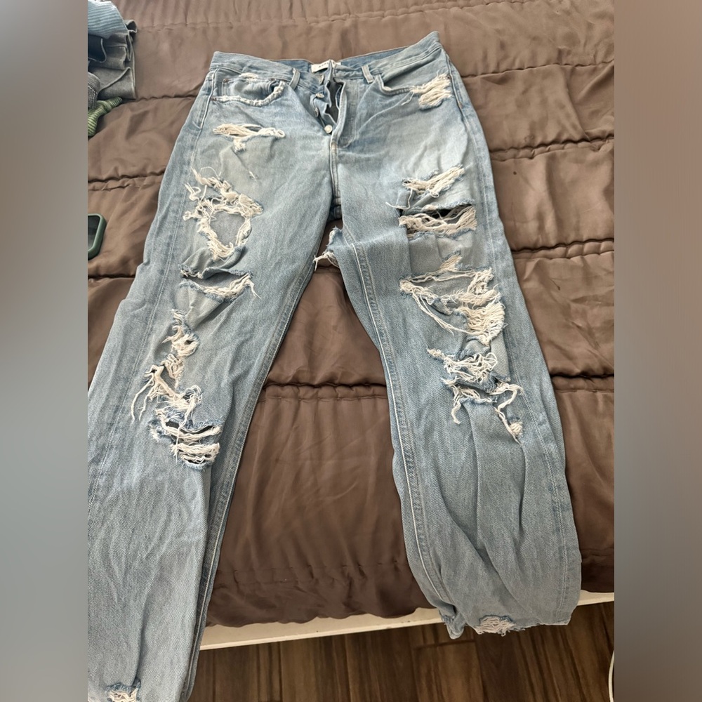 AGOLDE size 27 destroyed jeans